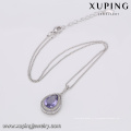 necklace-00483 colar elegante xuping com um grande cristais de Swarovski em pingente de colar